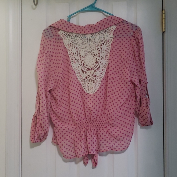 Pink button down shirt - Picture 2 of 2